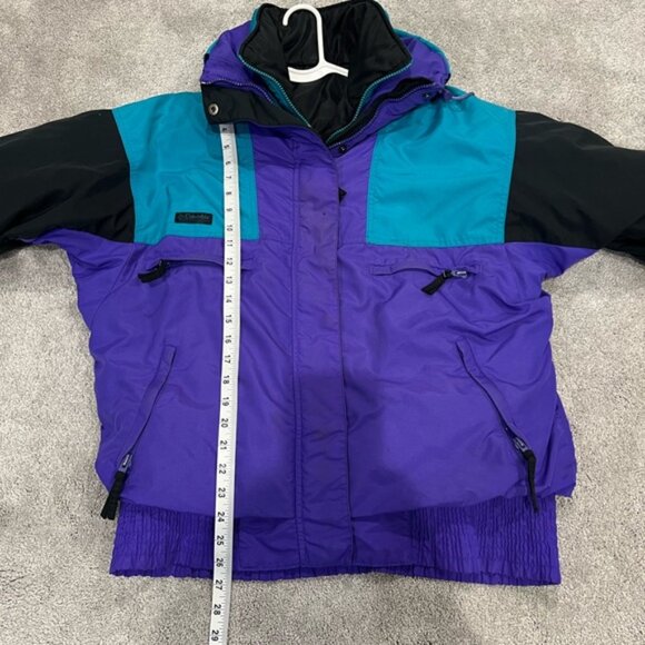 Vintage Columbia Ski Jacket Vamoose 2 Piece 90s Womens Size Large - Picture 10 of 13
